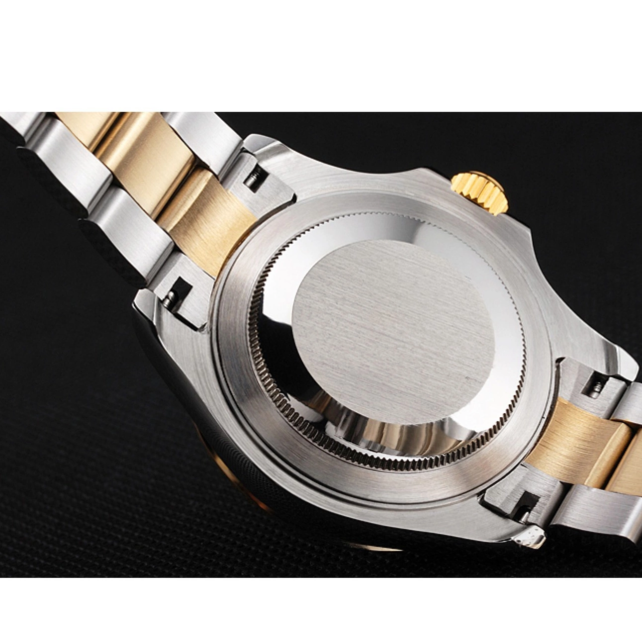 Aaa fake watches Bracelet Two White Swiss Gold Yacht-Master Stainless Steel Case Dial Bezel Tone Rolex 0719